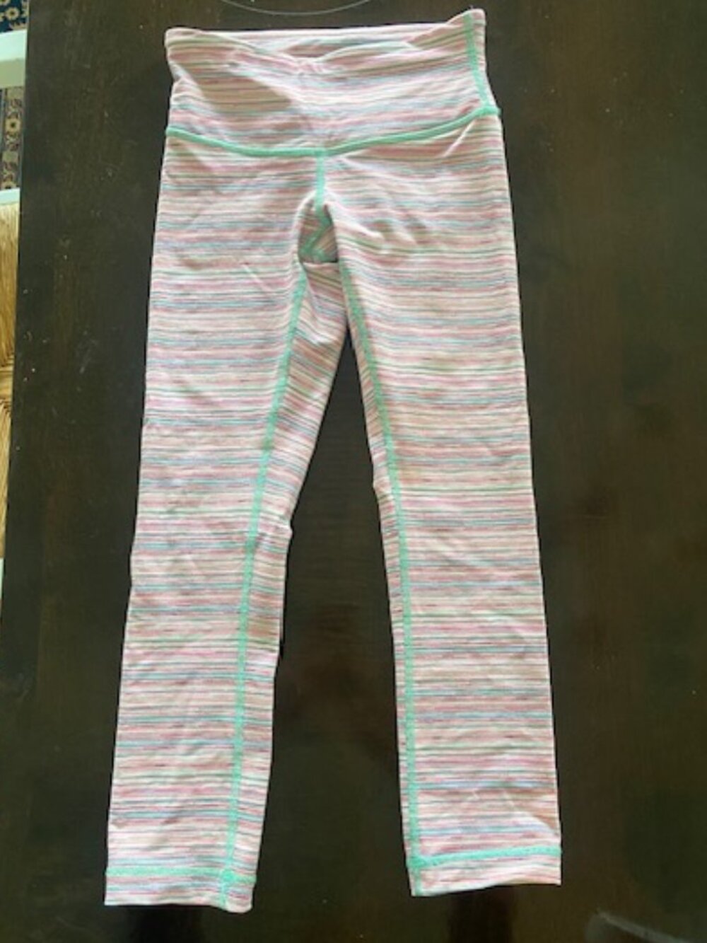 Lululemon Women's High Rise Capri Leggings Space Dye Size 0